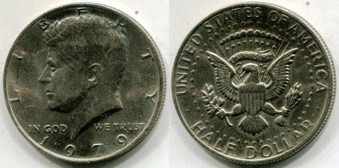США. 1/2 доллара 1979 года.