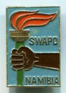 Намибия. Знак партии SWAPO. факел.