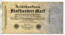 Германия. 500 марок 1923 года.