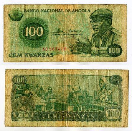 Ангола. 100 кванза 1976 года.