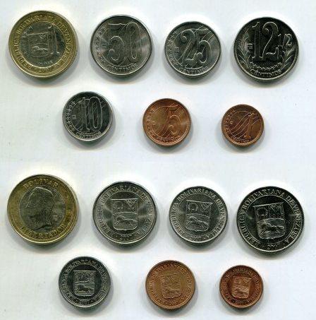 Венесуэла. Набор монет 2007 года.