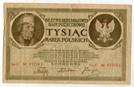 Польша. 1000 марок 1919 года.