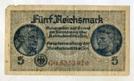 Германия. 5 марок 1940 года. Оккупационный выпуск.